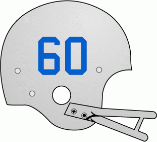 Buffalo Bills 1960-1961 Helmet Logo iron on transfers for fabric